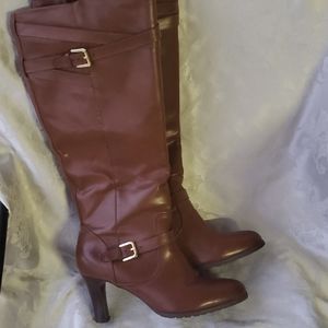 Chaps brown👢boots _heels 3"